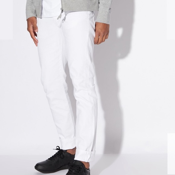 Size31x32 Armani Exchange White J13 SLIM-FIT JEANS - Picture 6 of 7
